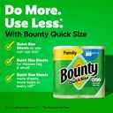 Bounty Quick Size Paper Towels, White, 8 Family Rolls