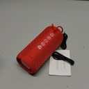 Ortizan Portable Bluetooth Speaker: IPX7 Waterproof, 24W Loud Sound, Deep Bass, Bluetooth 5.3, LED Lights, Wireless Stereo Pairing, 30H Playtime, for Home/Outdoor/Party/Beach, Birthday Gift (Red)