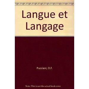 Langue et langage (French Edition)