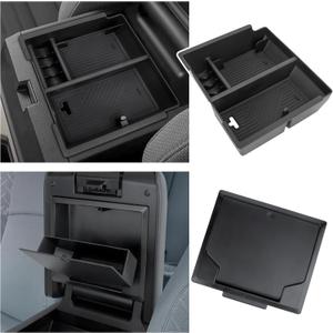 Center Console Organizer Compatible with 2025-2026 Toyota 4Runner (6th Gen) Interior Accessories, Armrest Organizer Tray Insert with Hidden Storage Box for Coin and Sunglasses