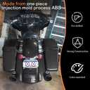 Extended Rear Fender Extension for Harley Touring Road King Street Glide Special 2014-2023（Vivid Black）