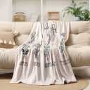 Tegeme Christian Gifts for Women Christian Blanket with Flowers 50'' x 60'' Inspirational Religious Birthday Gifts Bible Verse Throw Blankets for Sister Friend Daughter Mom Baptism