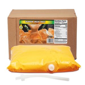 El Nacho Grande Style Bagged Mild Jalapeno Cheese for Gold Medal 5300 & 5301 Dispensers (1-140 oz), Zero Trans Fat! (1 - Pack), Best By: 22/SEP/2025