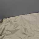 RICHIE Outdoor Patio Furniture Cover - Heavy Duty Waterproof 600D Tough Canvas Protector for Rectangular Table Cover, All-Season Dining Table and Chair Covers (84L x 44W x 28H Inch) Beige & Brown