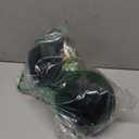 Velvet Christmas Balls Large Hanging Shatterproof Flocked Christmas Tree Ornaments for Xmas Tree Hanging, Holiday Wedding Party Decorations and Home Decorations (Dark Green, 6" (2pcs))