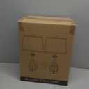 Hamucd Coastal Glass Table Lamps Set of 2, 3-Way Dimmable Touch Control Nautical Lamp with USB A+C Ports,Bedside Lamps Beach Decor, Modern Nightstand Lamps with 2 LED Bulbs for Bedroom Living Room