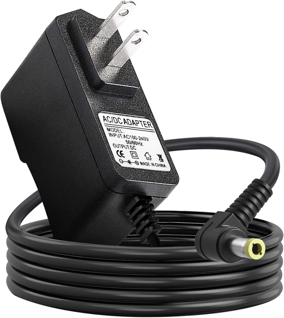 9.5V AC/DC Casio Charger Power Adapter Compatible for Casio Piano AD-E95100LU, Casio Keyboard SA-76, SA-77, SA-46, LK-135, WK-225, CTK-2500, CTK-2400, CTK-2550, CTK-1100, WK-220, CTK-2090 Power Cord