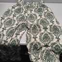 Green Damask Wide Leg Pants
(L)