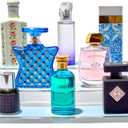 madesmart Shelf Organizer, 3 Tier Bathroom Counter Storage for Perfumes, Makeup, Lotions & Toiletries, Soft-Grip Lining & Non-Slip Base, Blue