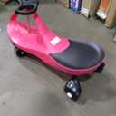 Wiggle Car Ride On Toy - No Batteries, Gears or Pedals - Twist, Swivel, Go - Outdoor Ride Ons for Kids 3 Years and Up by Lil' Rider (Hot Pink and Black), Large