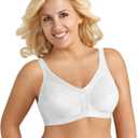 Exquisite Form Womens Women's Side Shaping Bra with Lace 5100548 (36D, White)