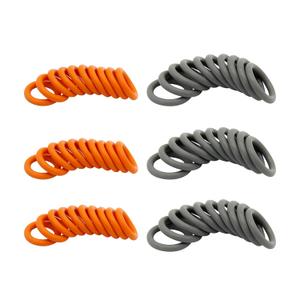 1/4" & 3/8" QD Pressure Washer O-Ring Seal Quick Colored M22 Quick Connect Coupler - 1/4" 30PC Orange and 3/8" 30PC Grey