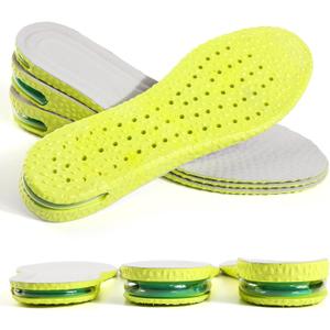 Height Increase Insoles 1.5cm-3cm Air Cushion Taller Shoes Insoles for Men and Women, Relieve Foot Pain 1 Pair