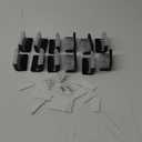 Solar Deck Lights Outdoor, 12 Pcs Solar Step Lights, Waterproof LED Solar Lights for Outdoor Stairs, Step, Fence, Yard, Patio, Railing, Garden and Pathway