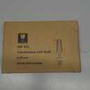 GGOYING LED E12 Candelabra Light Bulbs 40W Equivalent, 4W B11 Candle Base Bulbs, Daylight White 5000K Chandelier Bulb, 500LM Clear Glass Filament Type B Bulb Non-Dimmable, 5 Pack