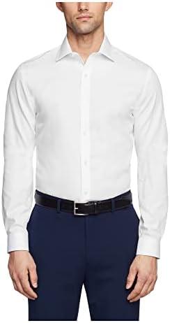 Tommy Hilfiger Men's Slim Fit Non Iron Solid Dress Shirt - Size XL