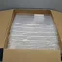 Tenceur 12 Pcs Plastic Single Pocket Wall Mount File Holder with Double Sided Adhesive Tape and Screws Wall File Hanging Folder Letter Paper Mail Organizer for Office Home Classroom (Clear)