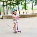 Micro Kickboard | Mini Kids Scooter for Ages 2-5 | Children up to 110 lbs | 3 Wheel Lean-to-Steer Design | Adjustable T Bar | Smooth Ride PU Wheels | Swiss Design