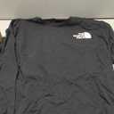 The North Face Men's Evolution Simple Dome Long-Sleeve Tee - Classic Logo Graphic Tee, Soft Cotton Fabric, TNF Black, Large