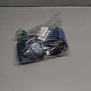 SUPERFINDINGS 5 Rolls 9.3 Yards Denim Blue Ribbon Fringes 4cm Wide Fabric Ribbon Wrapping Frayed Cotton Jean Fabric for Gifts Wrapping Hair Sewing Weddding Decor