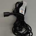 Iron Forge Cable 14 Gauge Outdoor Extension Cord 10 Ft, SJTOW 14/3 Heavy Duty Black Extension Cord 3 Prong, Oil Resistant & Flame Retardant