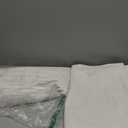 BGment 96 Inches Long Linen Semi Sheer Curtains for Living Room 2 Panel Set, Light Filtering Drapes Natural Textured with Rod Pocket Back Tab for Farmhouse Bedroom, Each Panel 52 Inch Wide