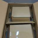 M MCIRCO [80 oz & 36 oz Extra Large Glass Food Storage/Baking Containers Set with Lids, 2 Pack 80 oz(10 cup)&2 Pack 36 oz (4.5 cup) Airtight Glass Container,Microwave,Oven,Freezer and Dishwasher (Gray)