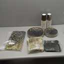 Lzerking 364 PCS Black and Gold Party Supplies, 52 Sets of Disposable Dinnerware Includes Paper Plates Cups Napkins, Plastic Knives Forks Spoons, Ideal for Birthday Graduation Wedding Festivals