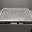 24"x36" Gold Rectangle Wavy Mirror, Irregular Shaped Mirror Large Scalloped Decorative Wall Mirror for Living Room Bathroom Bedroom Entryway (36"L x 24"W, Gold)