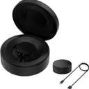 Charging case for RingConn Gen2 & Gen2 Air, Portable Travel Charger, Detachable Type-C Cable, Storage Compartment, Fitness Ring Charging case, Charger case for Travel (3.3Ft Black, 13#~14#)