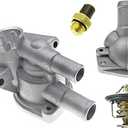 HWATPS 19320-P2A-000 19311-P2A-000 Set OF Thermostat Housing Cover Water Outlet thermostat & sensor For Honda Civic 1.6L 1996-2000 19301PAA306 19320P2A000