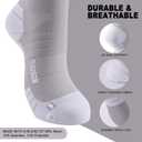 Compression Socks for Women and Men,Knee High 15-20mmHg Graduated Support(3 Pairs) Best for Nurses,Pregnant,Travel (M)