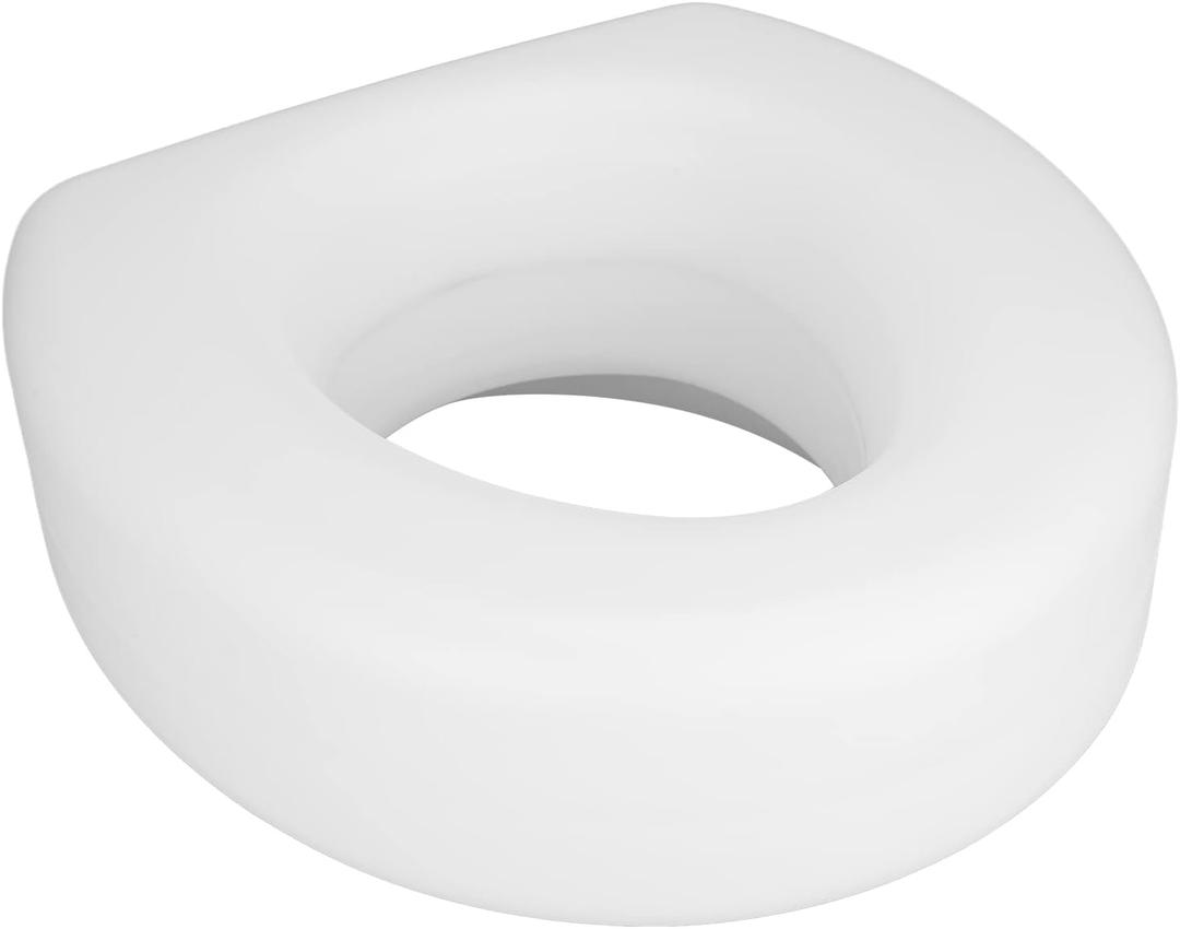 Raised Toilet Seat, Toilet Seat Riser, Elevated Toilet Seat with Safety Lock System for Elderly Disabled and Post Surgery Patients