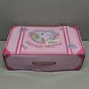 Unicorn Toddler Roller Skates, Kids Training Safety Tripple Protection Roller Skates with 4 Adjustable Sizes, Fun Light-Up Wheels, Little Girls' Fancy Gift. Size 27.5