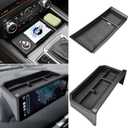 Center Console Dash Storage Organizer Compatible with Mazda CX-5 2025 2024 2023 2022 Interior Accessories, Armrest Storage Box Dashboard Insert Tray Holder (Not Fit 2026 Models), Black