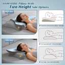 Cervical Pillow for Neck Pain Relief, Ergonomic Pillow for Sleeping, Neck Support Bed Pillows, Orthopedic Contour Pillow for Side Back Stomach Sleepers,Neck Support Memory Foam Pillows