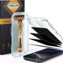 MRGLAS 4-Pack TOP 9H+ Glass for iPhone 16 Pro Privacy Screen Protector [Auto Alignment Kit] [10X Military Protection, 100% Anti Spy] UNBREAK Tempered Glass 6.3 inch Longest Durable Case-Friendly