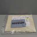 Wewoch Beige Rectangle Tablecloth Water Resistant Washable Polyester Table Cloth for Dining,Kitchen, Parties Weddings and Outdoor Use 52 Inch by 70 Inch