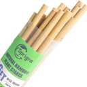 Sprigra 19Pcs Bamboo Stakes 6 Feet, 6FT Garden Stakes Multi-Purpose, 5/8" Dia Plant Stakes for Tomatoes, Beans, Cucumbers, Peppers, Potted Trees, Maintain The Plant Posture, Strengthen and Stem