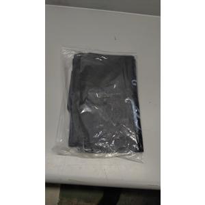 FloraSea 100 Pcs Reusable Black 12x15 Thank You Bags - Merchandise, Party & Gift Bags with Handles