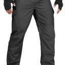 URBEST Men's Ripstop Tactical Pants, Water Resistant Cargo Pants, Outdoor Lightweight Hiking Work Pants, 30w/32L