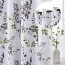 H.VERSAILTEX Blackout Curtains Thermal Insulated Window Treatment Panels Room Darkening Curtain Drapes for Living Room Grommet Bedroom Draperies, 2 Panels, 52 x 84 Inch, Grey and Sage