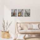 sechars Music Canvas Wall Art Guitar Painting Prints Rustic Jazz Posters for Pub Bar Decor Musical Artwork Framed Ready to Hang 12x16Inchx3PCS