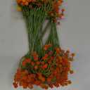 Baby's Breath Artificial Flowers Bulk 10 Pack (30pcs) Faux Baby Breath Plastic Flower Fake Gypsophila Flower Arrangement for Crafts Fake Flowers Bouquet for Wedding Centerpieces Orange Baby Breath