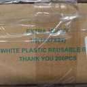 2.25 Mil Reusable Plastic Grocery Bags | PACK OF 200 12" x 7" x 22"