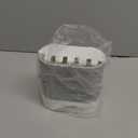 Boperzi Toothbrush Holder Wall Mounted Toothpaste Dispenser Gray Dustproof Cover for Shower Bathroom Set with 2 Toothpaste Squeezers (Not Electric)