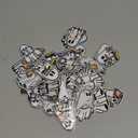 Janinka 45 Pcs Halloween Ghost Reading Book Patches Funny Ghost Book Readers Embroidered Sew on Patches Halloween Embroidery DIY Accessory for Clothes Pants Hats Jeans