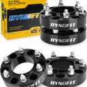 dynofit 6x5.5 Forged 1.5inch Hubcentric Wheel Spacer for 2019-2026 Ford Ranger Xlt Lariat Raptor, 6x139.7 Tire Spacers M12x1.5 Studs 93.1mm Hub Bore for 2021-2026 Ford Bronco(Except Bronco-Sport),4Pcs