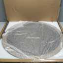 CULER Round Mirror 36 Inch,Wood Rustic Bathroom Tempered Wall Mirror with Walnut Frame,Farmhouse Wooden Vanity Circle Mirrors for Living Room,Entryway or BedroomWalnut Brown