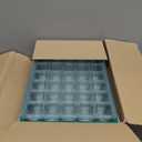 MIXC Seedling Trays Seed Starter Tray, 5-Pack Mini Propagator Plant Greenhouse Grow Kit with Humidity Vented Domes and Base for Seeds' Starting (40 Cells Per Tray, Total 200 Cells), Green